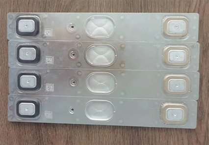 盖板极柱焊接后CCD检测